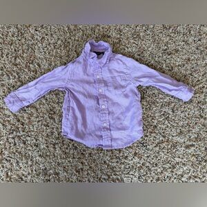 Janie and Jack Light Purple Button Down Shirt baby